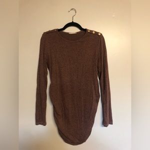 Hello Miz Long Sleeve Maternity Top
